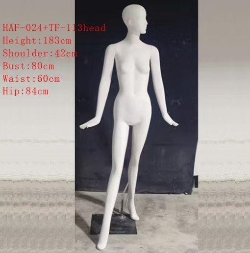 定制玻璃纤维女装展示模特