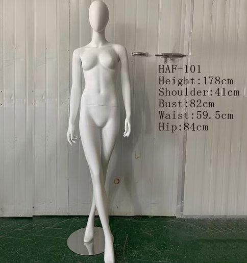 定制玻璃纤维女装展示模特